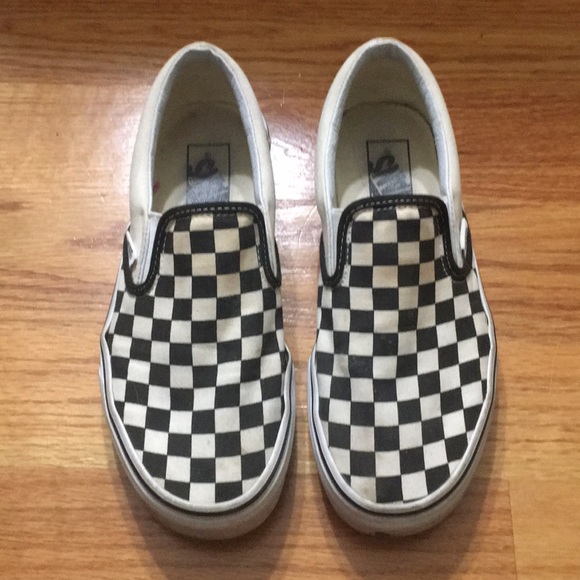 used checkered vans
